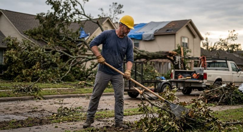 Storm Damage Restoration project example